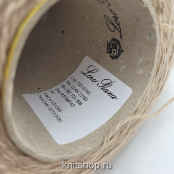 Loro Pianа Clan (Pampas бежевый) 85% кашемир, 15% мохер 2/70 350м/100гр