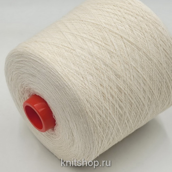 Cashmere Cotton (CC0055 белый) 54% кашемир, 46% хлопок 2/31 1550м/100гр