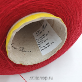 Loro Piana Alashan 2/27 (Red красный) 100% кашемир 1350м/100гр