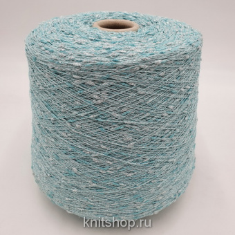 Filatura a Pettine Luxury (40522 мята) 65% PC, 29% па, 6% люрекс 730м/100гр шишечки