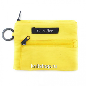 Чехол для съемных укороченных спиц 5 и 8см желтый, ChiaoGoo