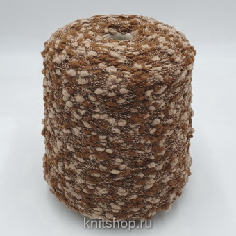 Lineapiu Dalmata (B6112 бежевый корица) 91% меринос, 9% па 180м/100гр шишечки