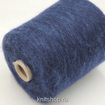 Cariaggi Alba MAI9832 (J0V4 синий меланж) 60% кашемир вспушенный, 40% шёлк 2500м/100гр