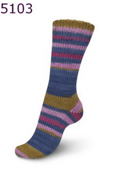 Regia Talking Lines Color 6-Ply (5103) 75% меринос, 25% полиамид 150г/375м