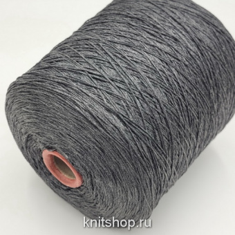 Filati Buratti Seta Schappe (3488 графит) 100% шелк шаппе 410м/100гр шнурок