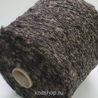 Cofil Biscia (3172 капучино, люрекс золото) 10%мохер 35%меринос 45%акрил 5%па 5%люрекс 860м/100гр