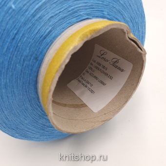 Loro Piana Linen Flower Agnona (Azzurro голубой) 100% лён 2/52 2600м/100гр