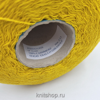Johnstons of Elgin (FF4145 Giallo Girasole желтый) 100% кашемир 2/13 650м/100гр