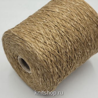 Loro Piana Art 5581 (бежевый меланж) 23% лён, 24% шёлк, 53% меринос экстрафайн 280м/100гр шнурок