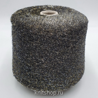 Toscano Sparkinomulticolor (2222 черный, люрекс) 74% па, 26% люрекс 450м/100гр травка