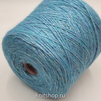 Pinori Filati Diamond (9278 голубой) 35% меринос, 47% вискоза, 18% люрекс 200м/100гр шнурок