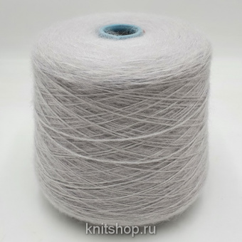 Filcom Soffilo (Silver серый жемчуг) 45% суперкид мохер, 50% шёлк, 5% па 380м/100гр шнурок