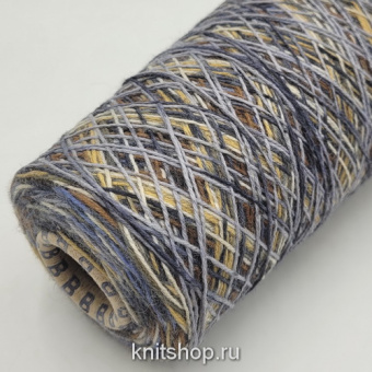 Sock Color (420 горчичный деним) 75% меринос, 25% па 420м/100гр классическая 4-х нитка