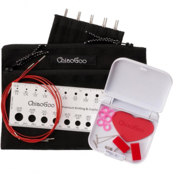 Набор ультратонких металлических спиц 10 см Mini twist set ChiaoGoo