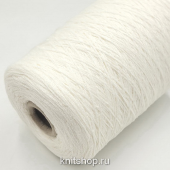 Loro Piana Cory (Bianco 1209 белый отбелка) 100% лён 420м/100гр шнурок