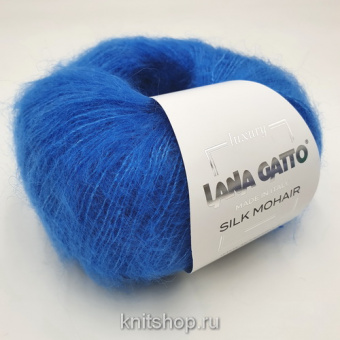 Lana Gatto Silk Mohair (9376 синий) 75% мохер, 25% шелк 25 г/212 м