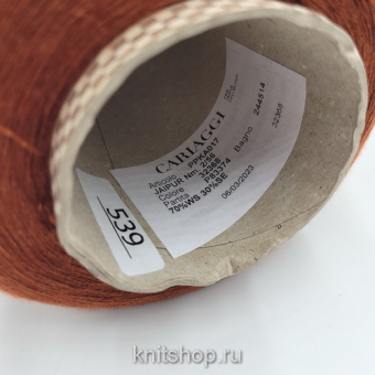 Cariaggi Jaipur 2/56 (32368 ржавчина) 70% кашемир, 30% шёлк 2/56 2800м/100гр
