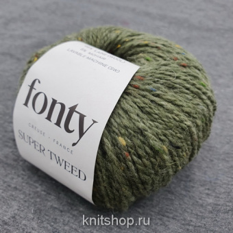 Fonty Super Tweed (11 хвойный) 95% меринос, 5% мохер 50 г/110 м