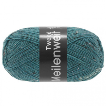 Lana Grossa Meilenweit 100 Tweed (159) 80% шерсть мериноса, 20% па 100г/420м
