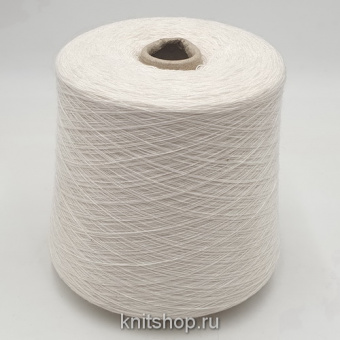 Millefili Cashfive (5000 белый) 30% меринос, 30% вискоза, 5% кашемир, 35% па 1500м/100гр