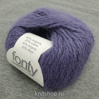 Fonty Coeur Dangora (226 фиолетовый) 80% ангора, 20% меринос 25 г/108 м