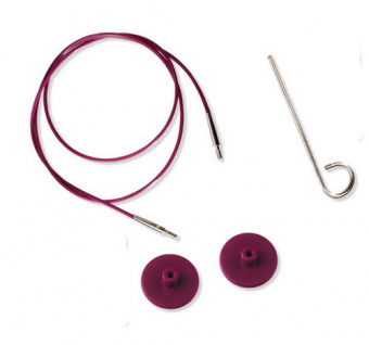 Леска 28см фиолетовая Knit Pro
