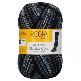 Regia All Time Classics Color (04134) 75% меринос, 25% полиамид 100г/420м
