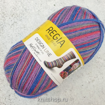 Schachenmayr Regia Design Line by Kaffe Fassett (03865) 75% меринос, 25% полиамид 100 г/420 м