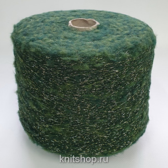 Cofil Biscia (3189 хвоя, люрекс) 10%мохер 35%меринос 45%акрил 5%па 5%люрекс 860м/100гр