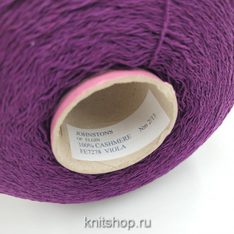 Johnstons of Elgin (FE7278 Viola баклажан) 100% кашемир 2/13 650м/100гр