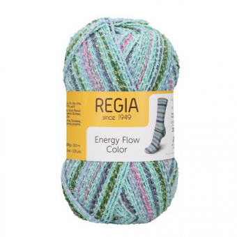 Regia Energy Flow Color (00184) 42% меринос, 33% хлопок, 25% па 100г/300м