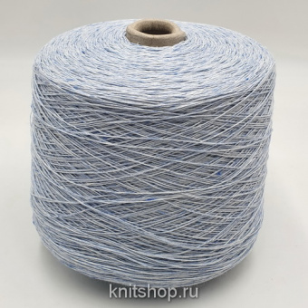 Lino (Celeste Ch голубой меланж) 100% лён 460м/100гр