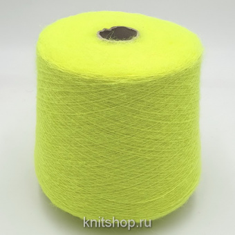 KidMohair Seta (10 желтый неон) 70% суперкид мохер, 30% шёлк 950м/100гр