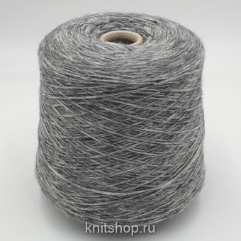 Yak Silk Wool (графит меланж) 39%бэби як 47%меринос экстрафайн 6%шелк 8%па 320м/100гр шнурок