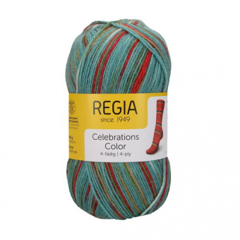 Schachenmayr Regia Celebrations Color (09422) 75% меринос, 25% полиамид 100г/420м