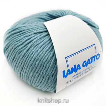 Lana Gatto Super Soft (14608 тиффани) 100%меринос 50 г/125 м