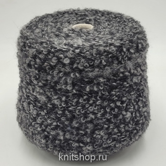 Zegna Baruffa Alpafur (620058 графит) 61% меринос, 35% альпака, 4% па 160м/100гр букле