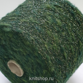 Cofil Biscia (3189 хвоя, люрекс) 10%мохер 35%меринос 45%акрил 5%па 5%люрекс 860м/100гр
