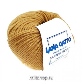 Lana Gatto Super Soft (14468 золотой горчичный) 100%меринос 50 г/125 м