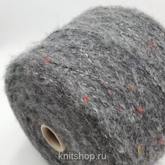 Pinori Filati MargheritaGarzato (8567 графит) 30% мохер, 10% меринос, 58% акрил, 2% па 320 м/100 гр