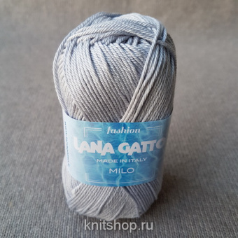 Lana Gatto Milo (8709 светло-серый) 100% хлопок 50 г/125 м