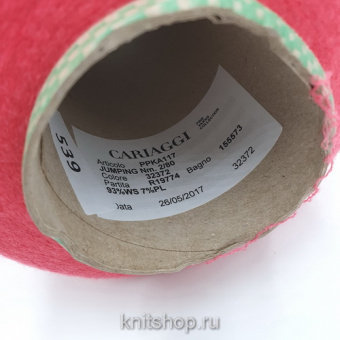 Cariaggi Jumping (32372 розовый барби) 93% кашемир, 7% эластан 2/80 4000м/100гр