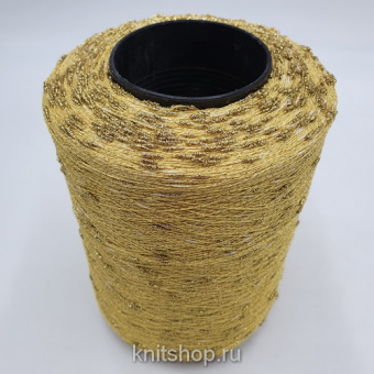 Filatura a Pettine C1676 (6 желтый) 62% вискоза, 20% люрекс, 18% па 900м/100гр шишечки