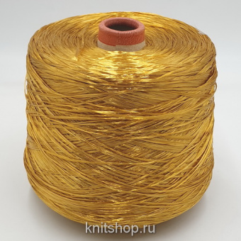 Fratelli Reali Rafia (Oro золото) 100% вискоза 600м/100гр (бобинка 970гр, продается штучно)