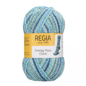 Regia Energy Flow Color (00181) 42% меринос, 33% хлопок, 25% па 100г/300м