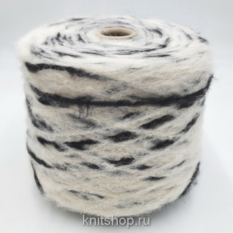 Millefili Question-Hair (129937 зебра) 35%альпака, 9% меринос, 44%акрил, 12% па 220м/100гр