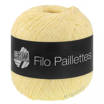 Lana Grossa Filo Paillettes (03) 55% хлопок, 39% полиэстер, 6% па, пайетки 50гр/155м