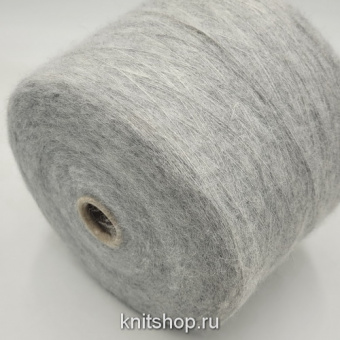 Fabiano Alpafine (1910 Perla серый меланж) 50% альпака вспушенная, 20% меринос, 30%па 900м/100гр