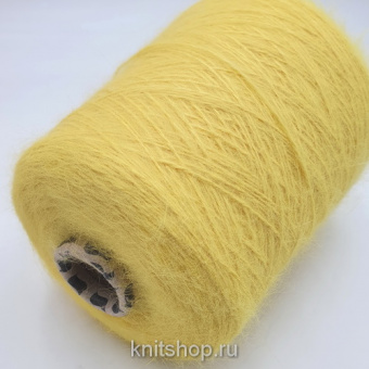 Pura Lana Italia 100 Angora Spike (Yellow желтый) 100% ангора 2/10 500м/100гр