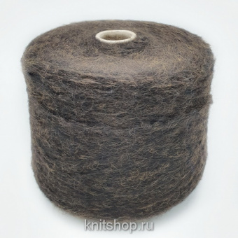 Lineapiu Soffio (72770 кофейный) 38% мохер, 19% меринос, 28% па, 15% полиэстер 300 м/100 гр